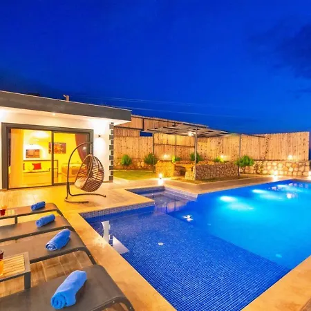 Cavdir 2 Bedroom Secluded With Private Pool Hot Tub Villa Kalkan