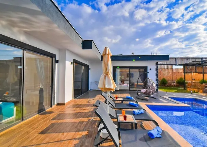 Cavdir 2 Bedroom Secluded With Private Pool Hot Tub * Kalkan