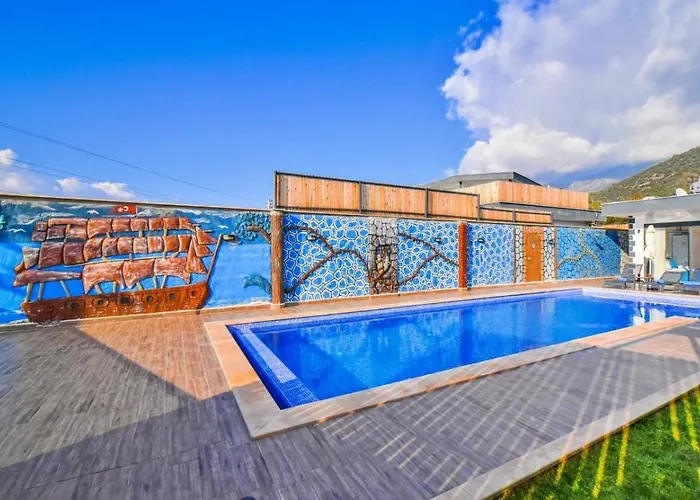 Cavdir 2 Bedroom Secluded With Private Pool Hot Tub Vila Kalkan