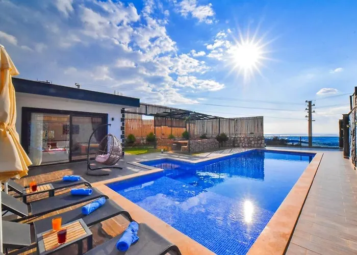 Cavdir 2 Bedroom Secluded With Private Pool Hot Tub * Kalkan