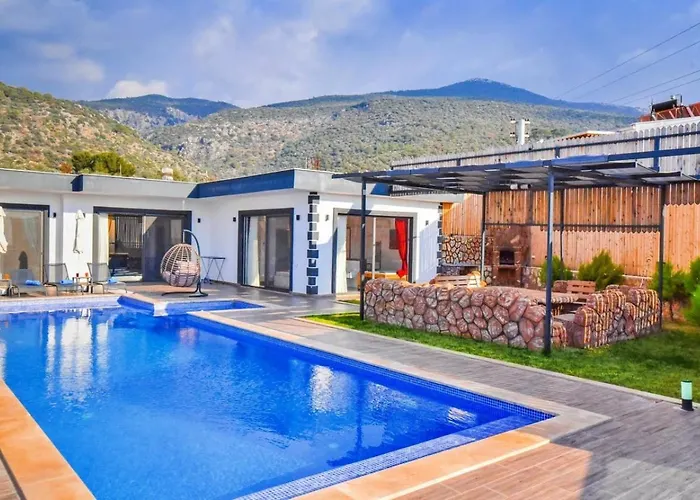 Cavdir 2 Bedroom Secluded With Private Pool Hot Tub Kalkan