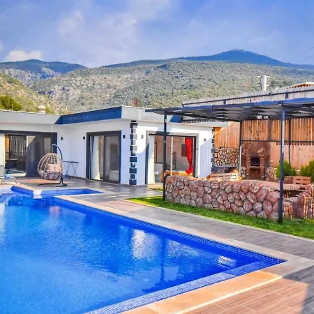 Cavdir 2 Bedroom Secluded With Private Pool Hot Tub Kalkan